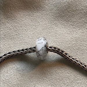 White Steel Trollbead